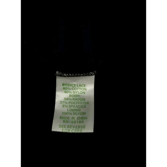 Lilly Pulitzer Sz XS Rhea Black Lace Contrast Sleeveless Dress Cocktail Party - Picture 7 of 9